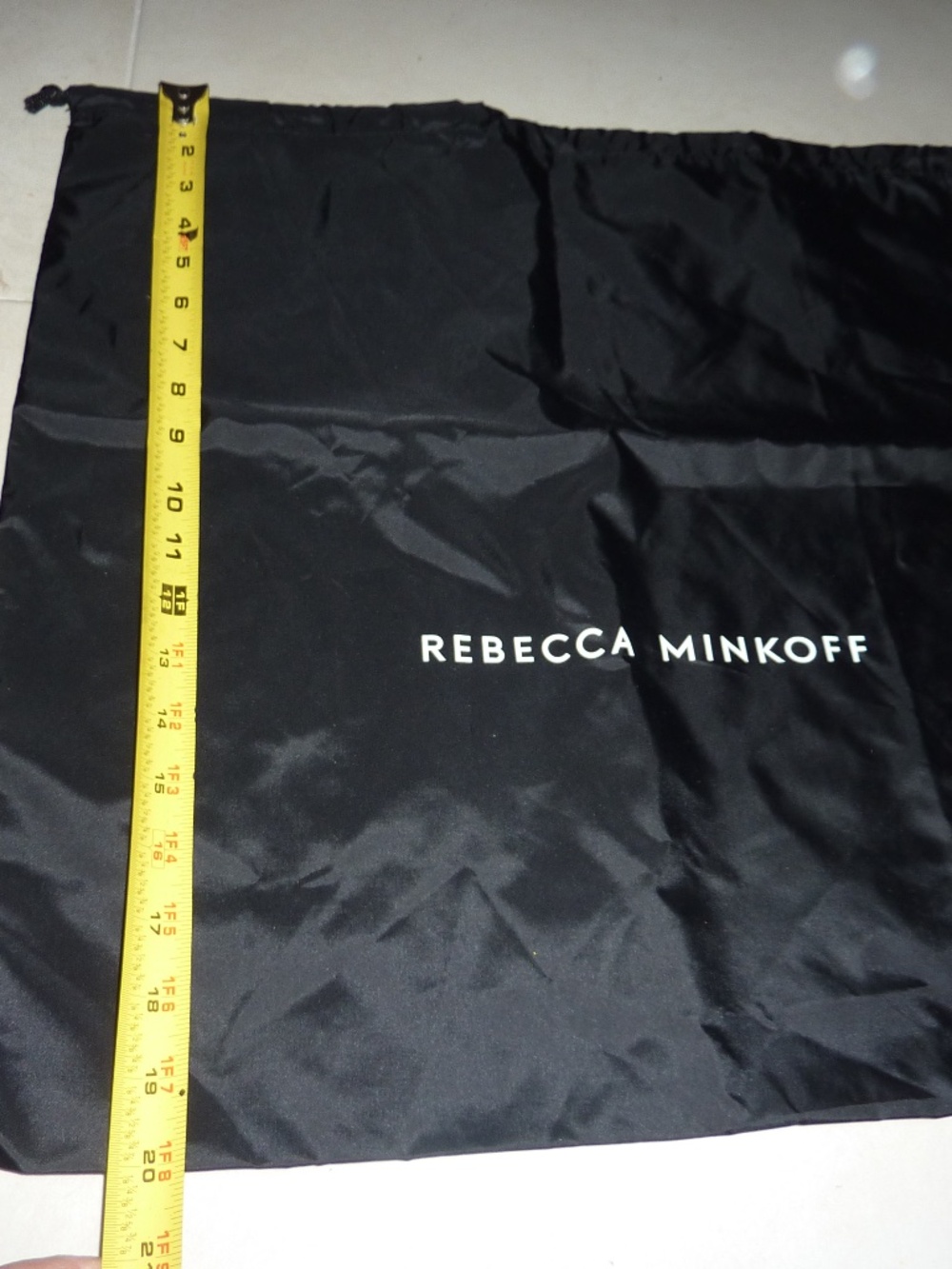 REBECCA MINKOFF Dust Bag Storage Drawstring for Handbags  20"×20"